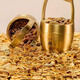 Mini simulated gold bars children's toys girls and children's internet celebrity play house luxury toys internet celebrity gold mini alloy bars (50 pieces)