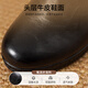 ZHR head layer cowhide mother shoes heel thick sole heightened single shoes for women commuting deep mouth women's shoes S650 brown 37
