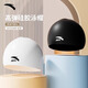 Anta swimming cap for women, waterproof, long hair, special plus size silicone ear protection, adult, men and children swimming cap