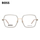 HUGO BOSS【Alica Schmidt同款】眼镜框女素颜简约金属可配近视 1592 RHL
