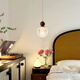 Saleen Hill Light Luxury Gang Light Corridor Korridor moderne einfache Treppe Eingang Eingangseingangsbalkon Lampe Französische Kristalllampe kleine Kronleuchter 2025 9227 reguläres Modell - Drei -Farben -Lichtwechsel