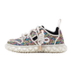 OETZI Oz's ugly cute shoes for men and women 25 spring and autumn new style graffiti jelly canvas shoes versatile casual clown shoes trendy pink/blue/yellow/gray T25121526 40