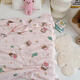 Abay Class A baby summer cool quilt newborn children ice silk blanket baby air conditioning quilt kindergarten cool knitted small quilt Fruit Panda Class A cool summer blanket machine washable 120x150cm 1-7 years old