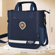 UNIVERSITY OF OXFORD Tuition Bag Primary School Male and Female Tote Bag Hand-carrying Book Bag Children's Crossbody Bag Tuition Bag Backpack 1194 Blue