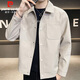 Pierre Cardin Jacke Herren Frühlings- und Herbstkoreanische Jacke Herren- und junge Revers Casual Tops Herren Khaki xl