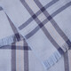 ERDOS early spring worsted cashmere plaid business casual men's shawl, linen blue 180cmX60cm
