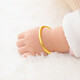 WSAY. One-year-old baby bracelet, imitation gold bracelet, children's baby, 100 days full moon, counter baby's breath baby bracelet, supermarket