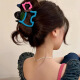 Jisen Dopamine Cartoon Puppy Clip para mujeres con cabeza de espalda Pin de cabello Lindo color de color clip de tiburón