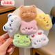 Including spring flower cartoon plush doll brooch, rabbit, kitten, bear, frog, bag, clothing pin, accessories, girl decorative pendant, great value 6-piece set-cartoon brooch