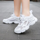 Linbuxan Boys Weiße Single Mesh Schuhe Sommer 2025 neues hohles Mesh atmungsaktiven Zyklonknopf Teen Sport weiße Schuhe 736 Schwarz [wasserdichtes Leder] 33 Innere Länge 21,0 cm