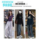 HQTING红蜻蜓品牌女鞋捡漏2025新款春秋季厚底老爹鞋女夏季软底轻便运动 银色 38