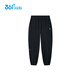 
361 children's clothing children's trousers 25 summer boys and girls breathable elastic skin-friendly sports knitted trousers black 140