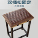 工厂坐垫冬夏两用方凳夏天坐垫绑带圆椅子垫四季通用上班软垫 正方形仿藤花边 3030