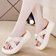 Belle Slippers для женщин в летнем ношении 2025 Новые модные толстые сандалии.