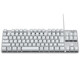 Logitech K835 Wired Mechanical Keyboard Game Special Cherry Shaft Hand Feel Blue Waft Tea Waft Office Keyboard [K835] TCT Blue Shaft Weiß