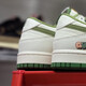 QIAO YIMAI SB Dunk Bean de baja moda frijoles de la marca y hombres y mujeres de bajo top zapato deportivo informal DQ1098-368 DQ1098-368 Bean and Green 41