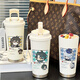 
[News] Two-dimensional Genshin Impact Thermos Cup Walnut Kelly Paimon Cute Cartoon Water Cup BXAB159.37 million leaves Ceramic cladding inner liner-520ML with lanyard