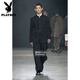 PLAYBOY (PLAYBOY) Nuevo estilo chino Zhongshan Suit Men's National Style Stand Stand Trait Jacket Men's Spring y Autumn Style Zhao Shanhe Same Chaqueta casual Black 3xl
