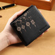 
MashaLanti wallet men's short wallet large capacity genuine leather card bag change ID bag birthday gift for boyfriend husband