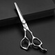 Xiao schwarzer Haarschnitt Schere Professionelle Flachschere Friseursalon Haarschnittwerkzeuge Home Scissor