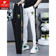 Pierre Cardin Version européenne Pantalon décontracté pour hommes, été, été et automne, nouvelle marque Trendy Broidered Small Feet Pantalon Beau Pantalon à attachement haut de gamme blanc 9926 (modèle) régulier 31 recommandé 125-135jin [Jin est égal à 0,5 kg]