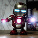 
Superb electric singing and dancing Iron Man robot toys children boys baby 0-1 year old 2 girls baby 3 boys dancing little pepper robot gift box set 4 songs upgraded charging version + 3 rechargeable batteries + screwdriver