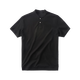 
Mr. Bu Bu Fashion Stand Collar Pure Cotton Men's T-shirt in Summer New Slim Black Short Sleeve AT12023 Black S 165
