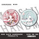 Honor de los reyes Q Versión Doliya Yaobaji Sun Shangxiang Cai Wenji Xishi Insignia Millet Brooch Pin Pends S2687 Ji Xiaoman 58 mm Barji [Película de fragmentos de vidrio]