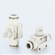 Lu Shi pneumatic quick connector hand valve switch pipe valve PU trachea quick plug manual valve HVFF model HVFF-8 hand valve