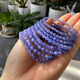 Pop Natural Tanzanite Bracelet Tanzania Heart of the Ocean Gem Amethyst Bracelet Women's Gift Spot Actual Shot Kj003 About 6.5mm