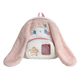 Disney cute plush big ear puppy backpack lolita pain bag schoolbag cartoon sweet student backpack pink