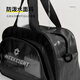 Bolsa de natación OIMG Separación húmeda seca Gran capacidad Hombres y mujeres Viajes Blaya Bolsa Bolsa de almacenamiento Bolsa de calzado Comparto de maquillaje Bag de lavado Negro Gran tamaño [Correa de hombro]