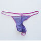 Chixia Herren transparent sexy Unterwäsche, atmungsaktive sexy Hose, sexy ohne Spuren, T-Store voll transparent, schwarz + rot + Leopardendruck 3 Teile, One Size 110-170