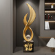 Shenzhou Meng Feng Shui Qi home entrance decoration ornaments light luxury high-end living room TV cabinet handicrafts floor-standing housewarming gift Feng Sheng Shui Qi-Youball Bing-Gold