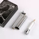 Old-fashioned Austrian kerosene lighter windproof grinding wheel flint WW-833 retro nostalgic domestic men 838 square machine - black bare metal (only one lighter cannot be lit))