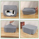 Chuangjingyi elige la cubierta del polvo de la impresora HP Canon Epson Copier Copier del proyector Bolso doméstico Tapa protectora de gris oscuro HP 1005W/1005C