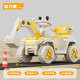 WORK BABY children's electric excavator toy car can sit adults and two-person toys for women and boys remote control electric engineering excavator [remote control version] yellow [double seat]