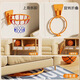 OIMG punch-free basketball frame children's indoor home silent ball hanging wall hanging wall hanging outdoor standard basketball frame toy 35cm basketball frame-large size (send glue back)
