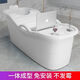 Diono Diono Adulte Bathtub Full-Body Extra-Large Bathtub Bathtub baignoire en plastique baignoire bleu 698 découvert