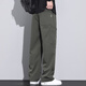 
Romon casual pants for men's spring and autumn new American work pants for men loose straight sports and casual trousers 9856 military green + 9856 khaki M