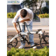 Dahang (Dahon) Mini Ultra Light 9 Velocidad Variable Plegable Bicicleta Estudiante Men y mujeres Adultos Bicicletas PAA693 Cloud de aire (blanco) 16 pulgadas