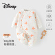 Disney Baby Kleidung 60g Neugeborene One-Wäsche-Baumwolle Vollmond Baby 100-Tage-Pyjama Frühling und Herbst gelb 66 cm