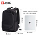 
SWISSMILITARY Swiss Army Knife Backpack Men's Small Model Mini Commuter Backpack Leisure Travel Small Capacity 10L Student School Bag Cool Black