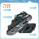 ANTA Children's Sandals Men's Big Children's Shoes 2026 Summer New Arrival Arch Cross-Sea Velcro Outdoor Series Beach Shoes Black/Jade Green-1 35 Size