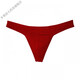 Lingrui cotton high elastic thong men's sexy underwear sports men's running underwear seamless sexy T-pants red M white XL