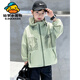 G.duck children's clothing boys summer sun protection clothing jacket 2024 new medium and large children summer boys thin breathable sun protection clothing gray 150 cm