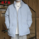 
Yalu autumn and winter new cotton coat men's small cotton jacket down cotton jacket loose bread jacket versatile collar warm jacket 1266 black XL (recommended 145-165Jin [Jin equals 0.5 kg])