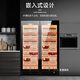 CIGARLOONG CL-120C1 Intelligent Ammonia Removal Constant Temperature and Humidity Cigar Cabinet Cedar Wood Liner WiFi Constant Temperature Red Wine Cabinet Large Capacity Double Door Dual System Cigar Red Wine Cabinet Black Cedar Wood Liner WiFi+Pure Ammonia+Constant Temperature and Humidity