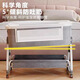 YIUDS crib newborn multi-function shaker movable and spliced adult bed baby sleeping artifact diaper table mosquito net + mattress + universal wheel foldable