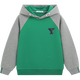 Yeehoo Kinder Sweatshirts Jungen Kleidung Herbst Fashion Casual Kapuze Langarmed Tops Herbst Neue Kleidung mittelgroß und große Kinderkleidungsbuchstaben Emerald Green 150